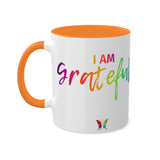 I AM Grateful - Colorful Mugs, 11oz