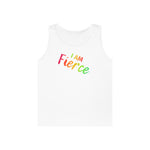 I AM Fierce - Unisex Heavy Cotton Tank Top Front Print