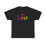 I AM Love - Unisex Heavy Cotton Tee - Front Print