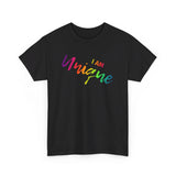 I AM Unique - Unisex Heavy Cotton Tee - Front Print