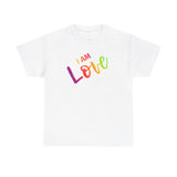 I AM Love - Unisex Heavy Cotton Tee - Front Print