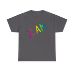 I AM - Unisex Heavy Cotton Tee - Front Print