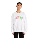 I AM Worthy - Unisex Heavy Blend™ Crewneck Sweatshirt