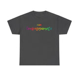 I AM Compassionate - Unisex Heavy Cotton Tee - Front Print