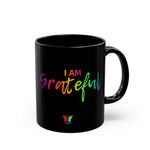 I AM Grateful - Black Mug (11oz, 15oz)