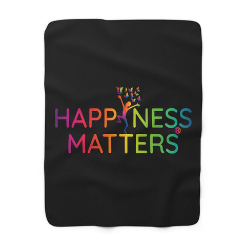 Happiness Matters Fleece Blanket