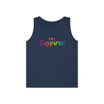 I AM Inspired - Unisex Heavy Cotton Tank Top Front Print