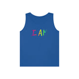 I AM - Unisex Heavy Cotton Tank Top Front Print