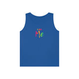 I AM Me - Unisex Heavy Cotton Tank Top Front Print