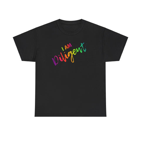 I AM Diligent - Unisex Heavy Cotton Tee - Front Print