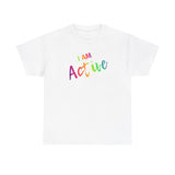 I AM Active - Unisex Heavy Cotton Tee - Front Print