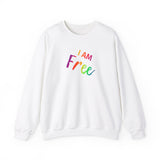 I AM Free - Unisex Heavy Blend™ Crewneck Sweatshirt