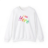 I AM Here - Unisex Heavy Blend™ Crewneck Sweatshirt