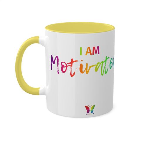 I AM Motivated - Colorful Mugs, 11oz