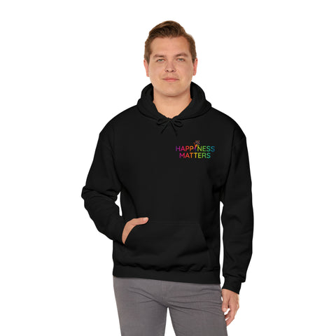 Happiness Matters Unisex Heavy Blend™ Hooded Sweatshirt - FRONT PRINT