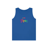 I AM You - Unisex Heavy Cotton Tank Top Front Print