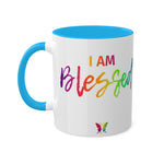 I AM Blessed - Colorful Mugs, 11oz