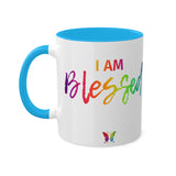 I AM Blessed - Colorful Mugs, 11oz