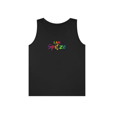 I AM Spitze - Unisex Heavy Cotton Tank Top Front Print