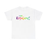 I AM Resilient - Unisex Heavy Cotton Tee - Front Print