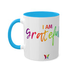 I AM Grateful - Colorful Mugs, 11oz