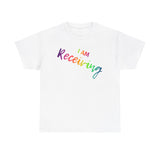 I AM Receiving - Unisex Heavy Cotton Tee - Front Print