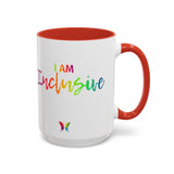 I AM Inclusive - Accent Coffee Mug (11, 15oz)