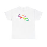 I AM Capable - Unisex Heavy Cotton Tee - Front Print