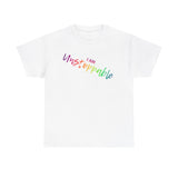 I AM Unstoppable - Unisex Heavy Cotton Tee - Front Print