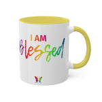 I AM Blessed - Colorful Mugs, 11oz