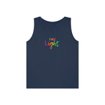 I AM Light - Unisex Heavy Cotton Tank Top Front Print