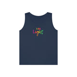 I AM Light - Unisex Heavy Cotton Tank Top Front Print