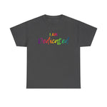 I AM Dedicated - Unisex Heavy Cotton Tee - Front Print