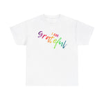 I AM Grateful - Unisex Heavy Cotton Tee - Front Print