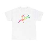 I AM Confident - Unisex Heavy Cotton Tee - Front Print