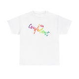 I AM Confident - Unisex Heavy Cotton Tee - Front Print