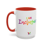 I AM Inclusive - Accent Coffee Mug (11, 15oz)