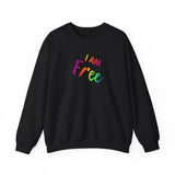 I AM Free - Unisex Heavy Blend™ Crewneck Sweatshirt