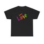 I AM Love - Unisex Heavy Cotton Tee - Front Print