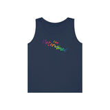 I AM Determined - Unisex Heavy Cotton Tank Top Front Print