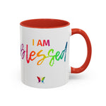 I AM Blessed - Accent Coffee Mug (11, 15oz)