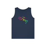 I AM Strong - Unisex Heavy Cotton Tank Top Front Print