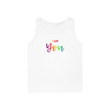 I AM You - Unisex Heavy Cotton Tank Top Front Print