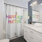 Happiness Matters Shower Curtains