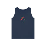 I AM Me - Unisex Heavy Cotton Tank Top Front Print