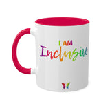 I AM Inclusive - Colorful Mugs, 11oz