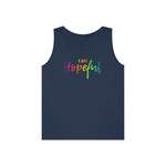 I AM Hopeful - Unisex Heavy Cotton Tank Top Front Print