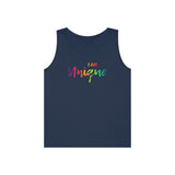 I AM Unique - Unisex Heavy Cotton Tank Top Front Print