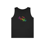 I AM Awake - Unisex Heavy Cotton Tank Top Front Print