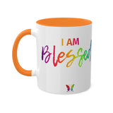 I AM Blessed - Colorful Mugs, 11oz